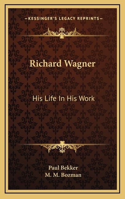 Front cover_Richard Wagner