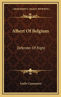 Front cover_Albert Of Belgium