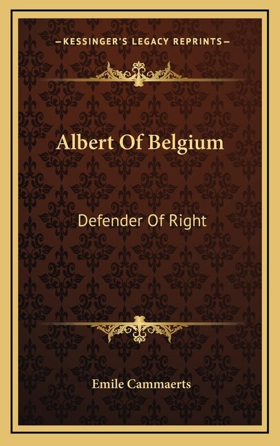 Front cover_Albert Of Belgium