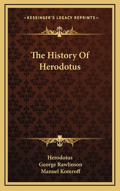 Front cover_The History Of Herodotus