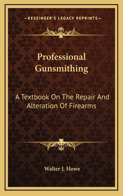 Front cover_Professional Gunsmithing