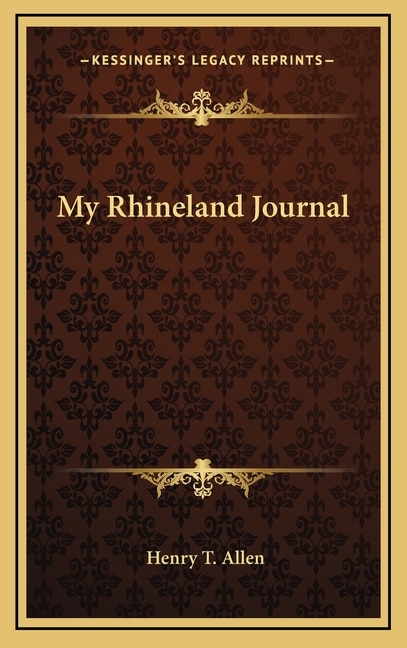 Front cover_My Rhineland Journal