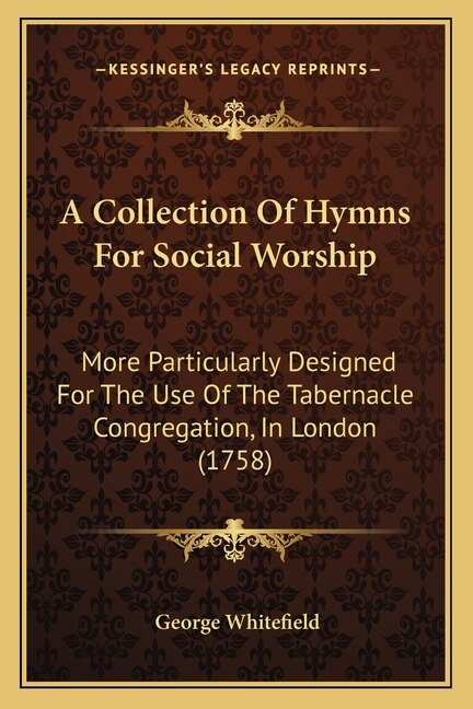 Front cover_A Collection Of Hymns For Social Worship