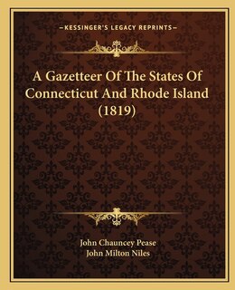 Couverture_A Gazetteer Of The States Of Connecticut And Rhode Island (1819)
