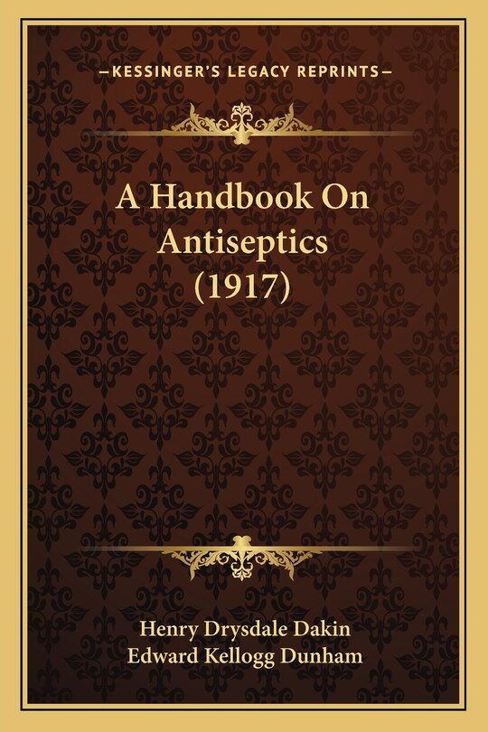 Front cover_A Handbook On Antiseptics (1917)
