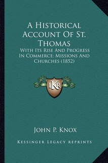 Couverture_A Historical Account of St. Thomas