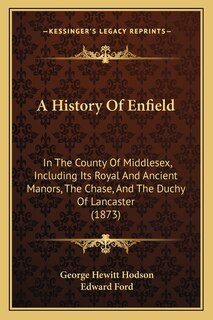 Front cover_A History Of Enfield