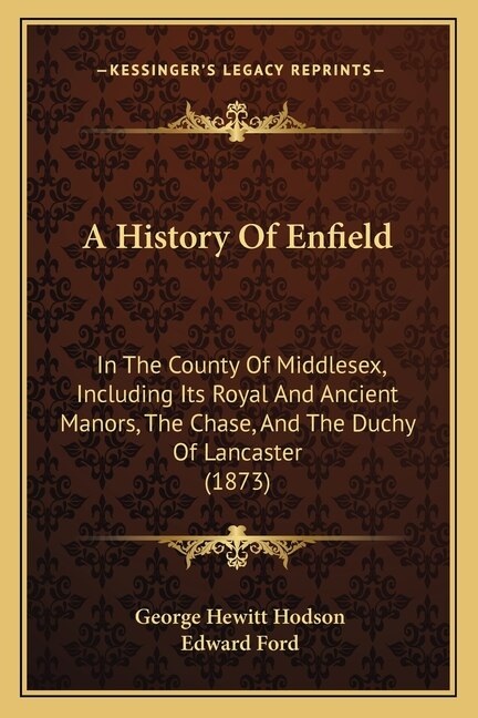 Front cover_A History Of Enfield