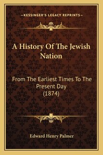Front cover_A History Of The Jewish Nation