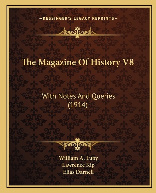 Front cover_The Magazine Of History V8