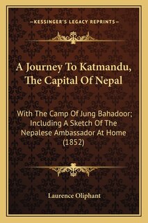 Front cover_A Journey to Katmandu, the Capital of Nepal