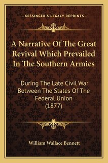 Couverture_A Narrative Of The Great Revival Which Prevailed In The Southern Armies