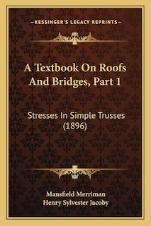 Front cover_A Textbook On Roofs And Bridges, Part 1
