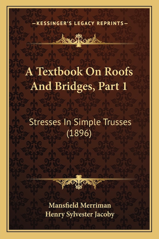 Front cover_A Textbook On Roofs And Bridges, Part 1