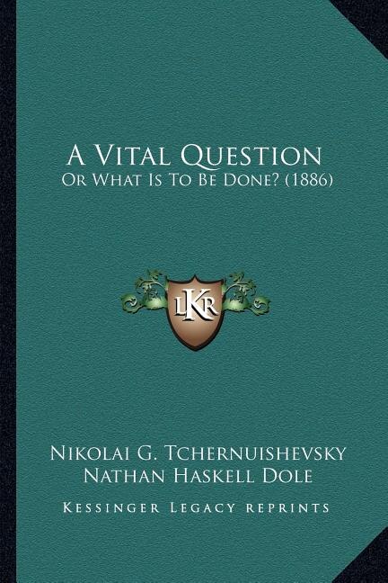 Front cover_A Vital Question
