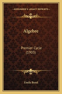 Front cover_Algebre