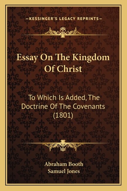 Front cover_Essay On The Kingdom Of Christ
