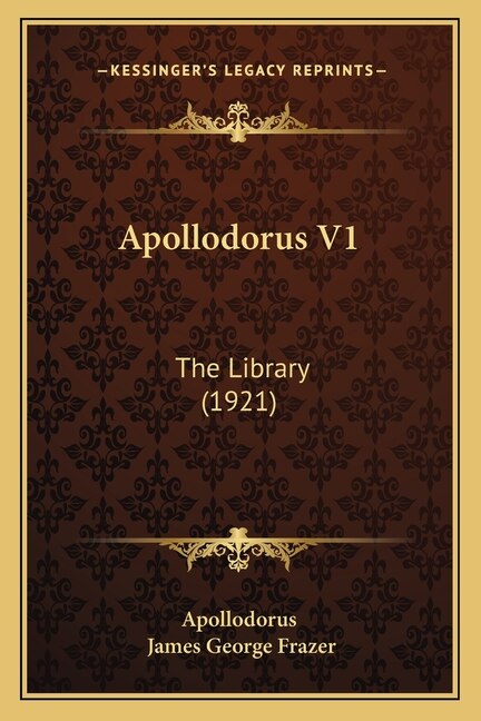 Front cover_Apollodorus V1