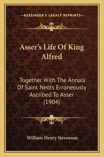 Front cover_Asser's Life Of King Alfred