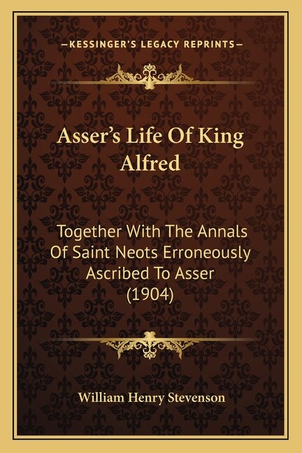 Front cover_Asser's Life Of King Alfred