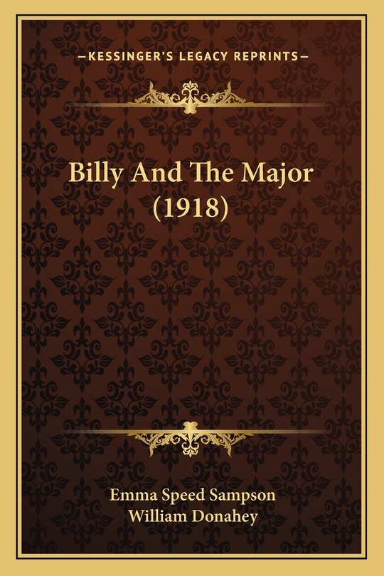 Front cover_Billy and the Major (1918)