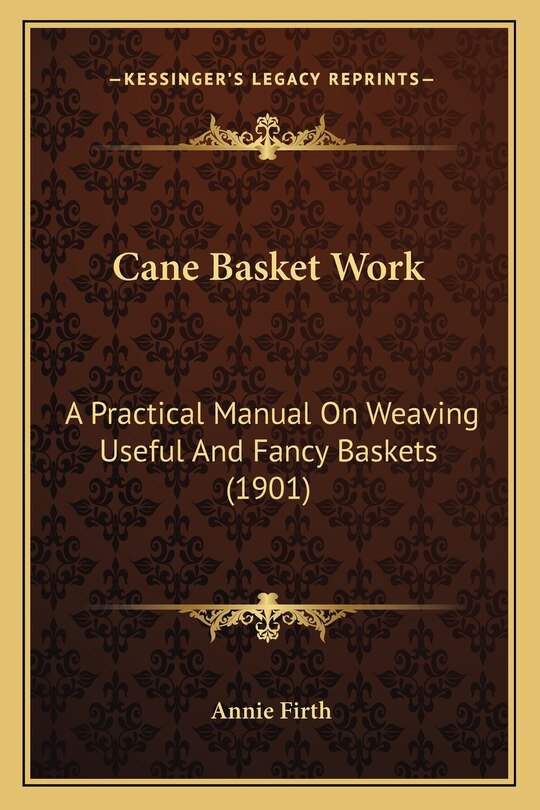 Couverture_Cane Basket Work