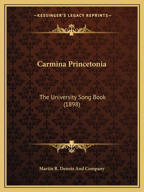 Couverture_Carmina Princetonia