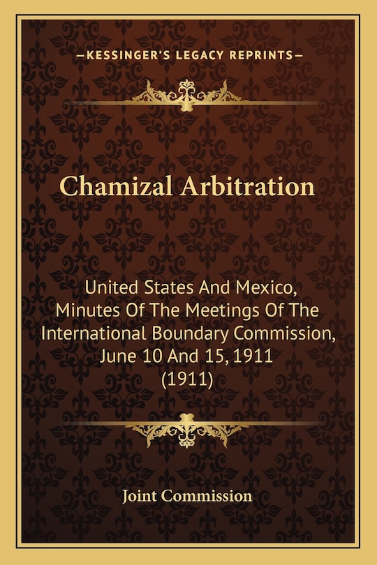 Couverture_Chamizal Arbitration