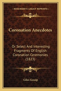 Front cover_Coronation Anecdotes