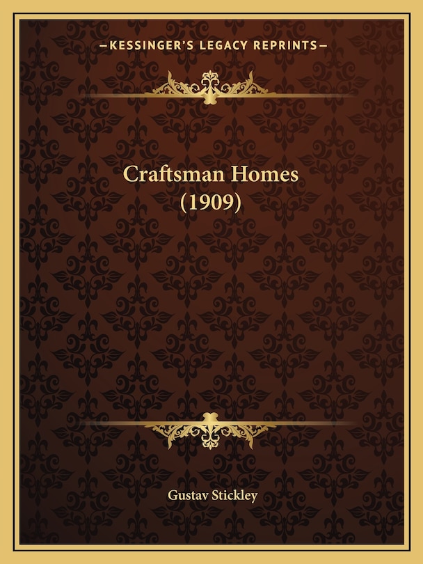 Front cover_Craftsman Homes (1909)