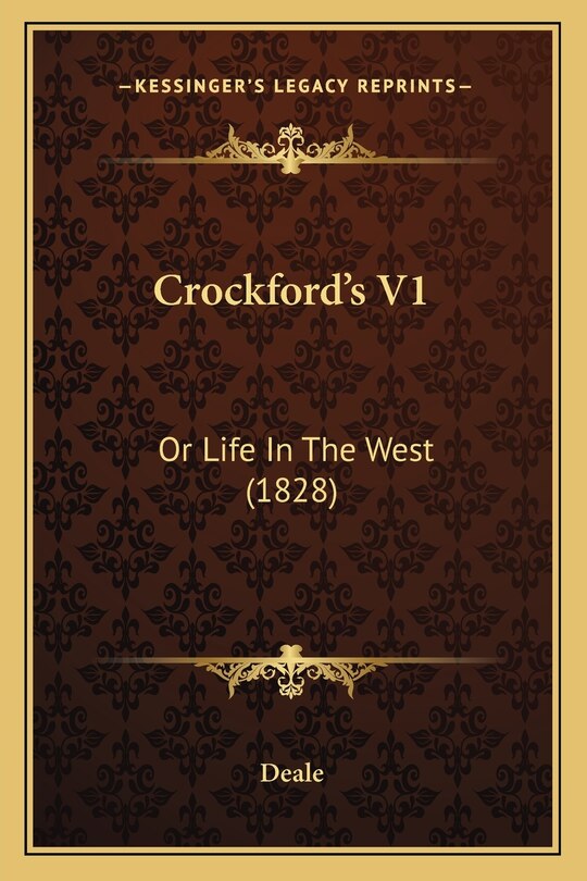 Front cover_Crockford's V1