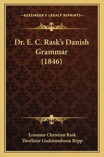 Front cover_Dr. E. C. Rask's Danish Grammar (1846)