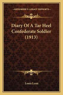 Couverture_Diary of a Tar Heel Confederate Soldier (1913)
