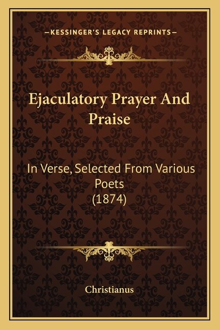 Front cover_Ejaculatory Prayer And Praise