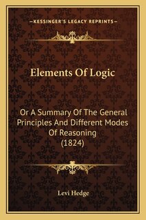 Front cover_Elements Of Logic