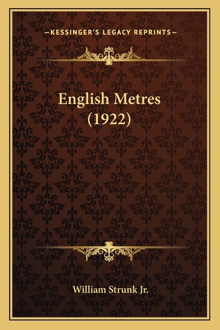 Front cover_English Metres (1922)