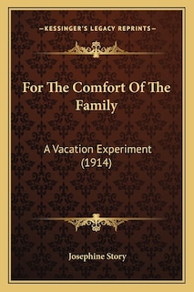 Front cover_For the Comfort of the Family