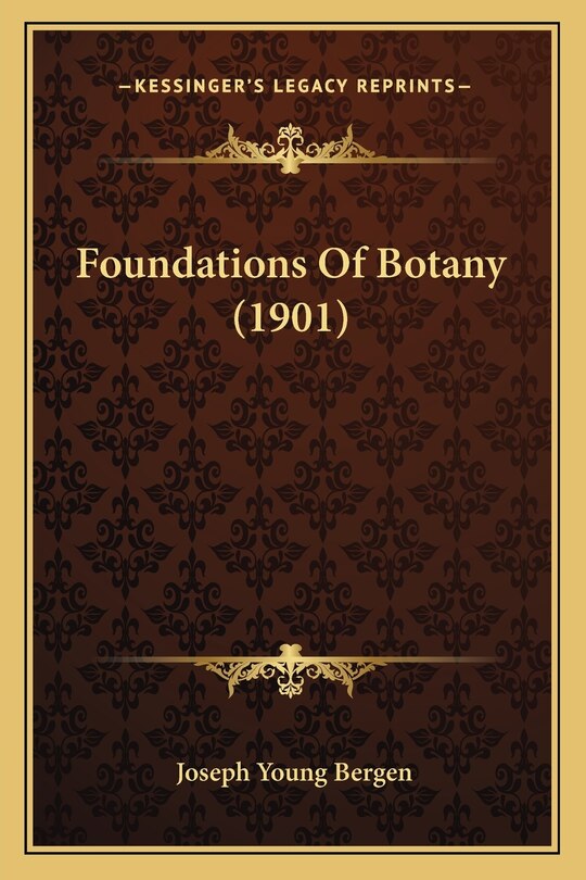 Couverture_Foundations of Botany (1901)