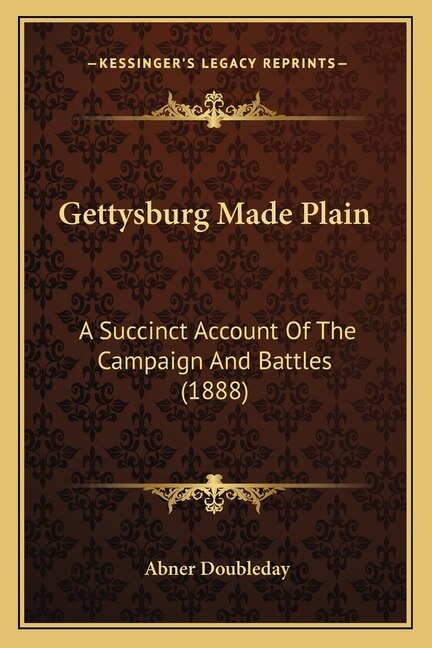 Couverture_Gettysburg Made Plain