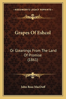 Couverture_Grapes Of Eshcol