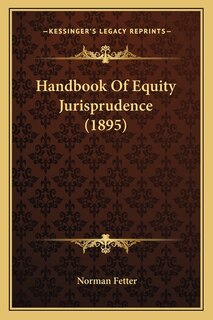Front cover_Handbook Of Equity Jurisprudence (1895)