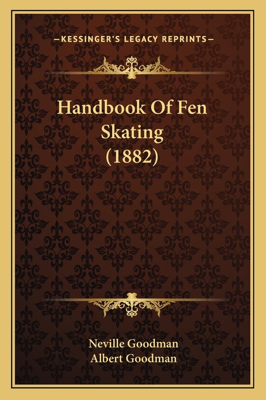 Front cover_Handbook of Fen Skating (1882)