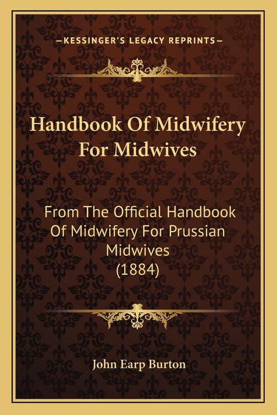 Couverture_Handbook Of Midwifery For Midwives