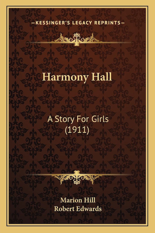 Front cover_Harmony Hall