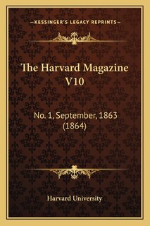 Front cover_The Harvard Magazine V10
