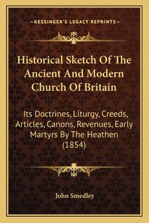 Front cover_Historical Sketch Of The Ancient And Modern Church Of Britain
