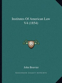 Front cover_Institutes Of American Law V4 (1854)
