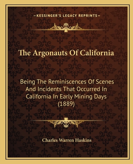 Couverture_The Argonauts Of California