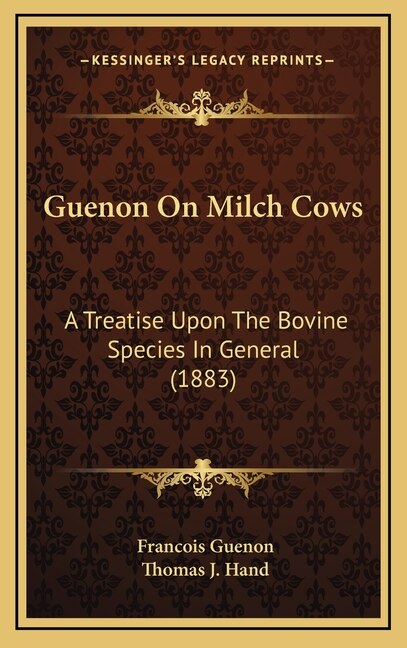 Couverture_Guenon On Milch Cows