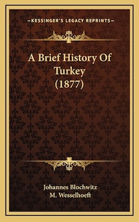 Couverture_A Brief History Of Turkey (1877)
